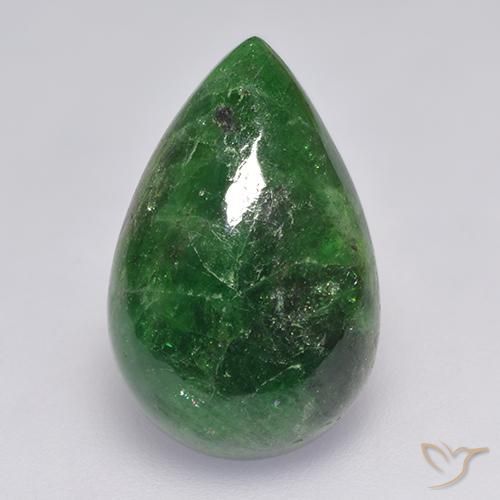 9.89ct Natürlicher Kieferngrün Tsavorit-Granat, Birnenform, Lichtdurchlässig