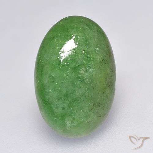 8.01ct Natürlicher tiefgrün Tsavorit-Granat, Oval, Lichtdurchlässig