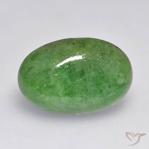 9,17 ctw natürlicher tiefgrün Tsavorit-Granat, Oval, Lichtdurchlässig