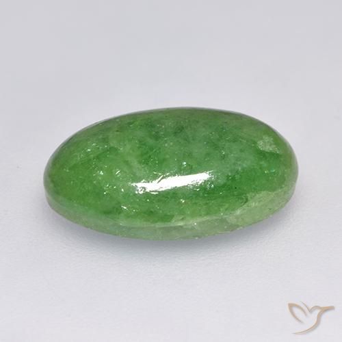 9,17 ctw natürlicher tiefgrün Tsavorit-Granat, Oval, Lichtdurchlässig