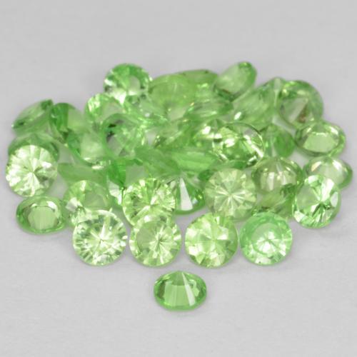 1.78 ct natürliche Mittelgrün Tsavorit-Granat-Edelsteine, Rund Schliff, VS