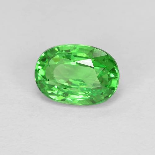 1,15 ctw natürlicher grüner Tsavorit, Oval Schliff, VS