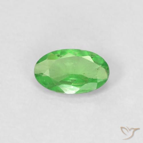 0.27ct Natürlicher Lebendiges grün Tsavorit-Granat, Oval, VVS