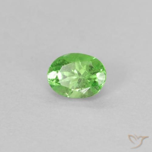 9,17 ctw natürlicher Lebendiges grün Tsavorit-Granat, Oval Schliff, VS