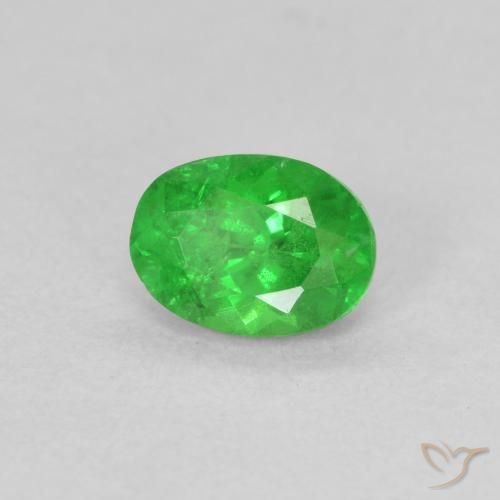 9,17 ctw natürlicher Giftgrün Tsavorit-Granat, Oval, SI