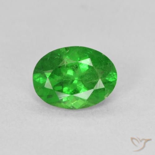 1.10ct Natürlicher Giftgrün Tsavorit-Granat, Oval, VS-SI