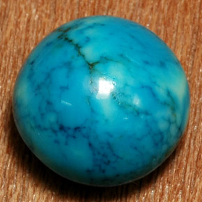 8,98 ctw natürlicher blauer Türkis, Oval Schliff, Lichtundurchlässig