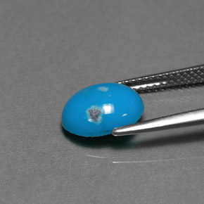 9,17 ctw natürlicher Blau Türkis, Oval Schliff, Lichtundurchlässig