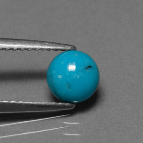 9,17 ctw natürlicher Blau Türkis, Rund Schliff, Lichtundurchlässig