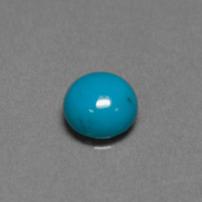 0,81 ctw natürlicher Blau Türkis, Rundschliff, Lichtundurchlässig
