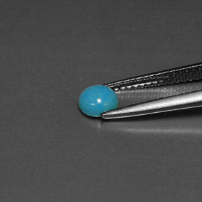 9,17 ctw natürlicher Blau-grün Türkis, Rund Schliff, Lichtundurchlässig