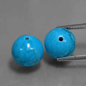  ct natürliche blauer Türkis-Edelsteine, Sphäre / Kugel, Lichtundurchlässig