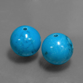  ct natürliche blauer Türkis-Edelsteine, Sphäre / Kugel, Lichtundurchlässig