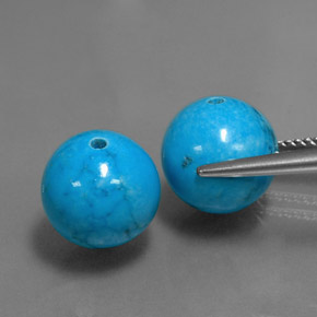  ct natürliche blauer Türkis-Edelsteine, Sphäre / Kugel, Lichtundurchlässig
