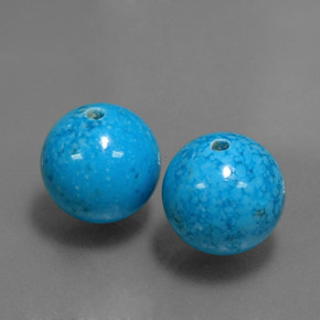  ct natürliche Blau Türkis-Edelsteine, Kugel / Ball, Lichtundurchlässig