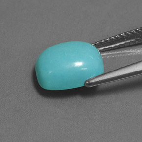 9,17 ctw natürlicher Blau Türkis, Kissenschliff, Lichtundurchlässig