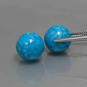  ct natürliche blauer Türkis-Edelsteine, Sphäre / Kugel, Lichtundurchlässig