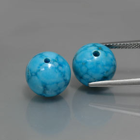  ct natürliche blauer Türkis-Edelsteine, Sphäre / Kugel, Lichtundurchlässig
