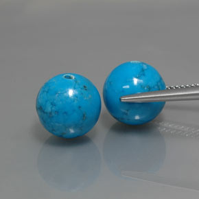  ct natürliche blauer Türkis-Edelsteine, Sphäre / Kugel, Lichtundurchlässig
