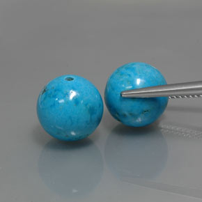  ct natürliche blauer Türkis-Edelsteine, Sphäre / Kugel, Lichtundurchlässig