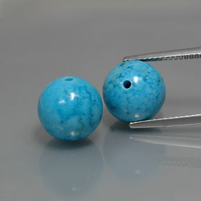  ct natürliche blauer Türkis-Edelsteine, Sphäre / Kugel, Lichtundurchlässig