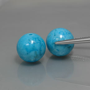 ct natürliche blauer Türkis-Edelsteine, Sphäre / Kugel, Lichtundurchlässig