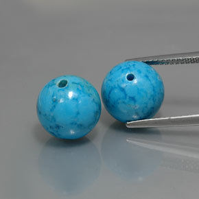  ct natürliche blauer Türkis-Edelsteine, Sphäre / Kugel, Lichtundurchlässig