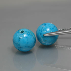  ct natürliche blauer Türkis-Edelsteine, Sphäre / Kugel, Lichtundurchlässig