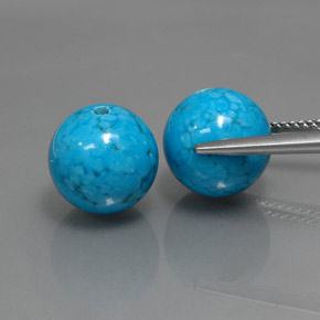  ct natürliche Blau Türkis-Edelsteine, Kugel / Ball, Lichtundurchlässig