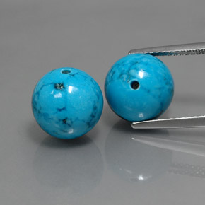  ct natürliche blauer Türkis-Edelsteine, Sphäre / Kugel, Lichtundurchlässig
