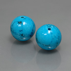  ct natürliche blauer Türkis-Edelsteine, Sphäre / Kugel, Lichtundurchlässig