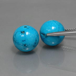  ct natürliche blauer Türkis-Edelsteine, Sphäre / Kugel, Lichtundurchlässig