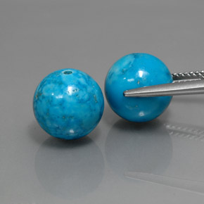  ct natürliche blauer Türkis-Edelsteine, Sphäre / Kugel, Lichtundurchlässig