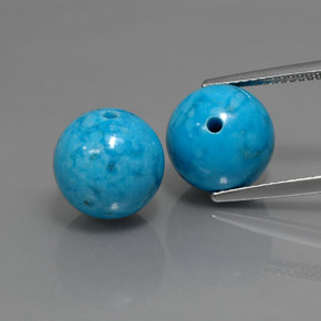  ct natürliche blauer Türkis-Edelsteine, Sphäre / Kugel, Lichtundurchlässig