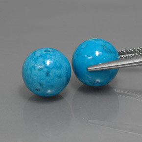  ct natürliche blauer Türkis-Edelsteine, Sphäre / Kugel, Lichtundurchlässig