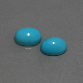  ct natürliche blauer Türkis-Edelsteine, Oval Schliff, Lichtundurchlässig