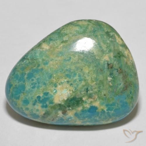 9,17 ctw natürlicher Mittel-Hellblau Grün Türkis, Trillion, Lichtundurchlässig