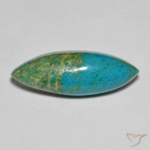 9,17 ctw natürlicher grünlich-blau Türkis, Marquise, Lichtundurchlässig