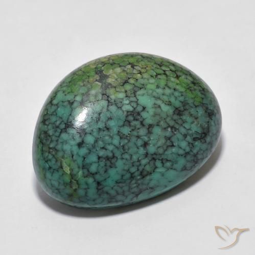 8.63ct Natürlicher Apfelgrün Türkis, Fantasie, Lichtundurchlässig