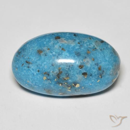 20.84ct Natürlicher Blaugrün Türkis, Oval, Lichtundurchlässig