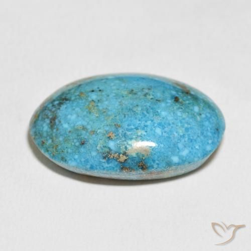9,17 ctw natürlicher Mittelgrünes Blau Türkis, Oval, Lichtundurchlässig