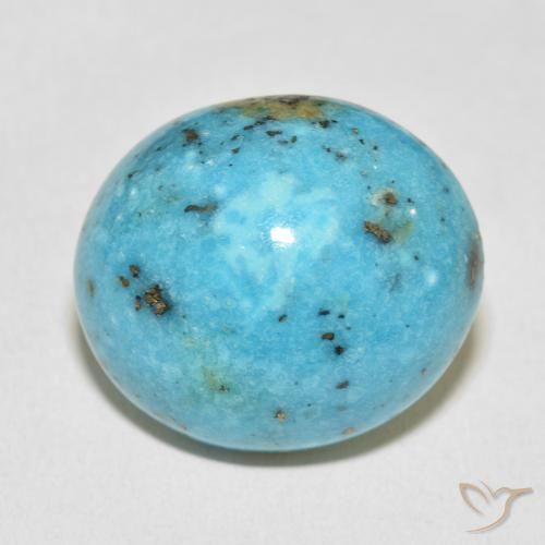 36.93ct Natürlicher Blau-grün Türkis, Oval, Lichtundurchlässig