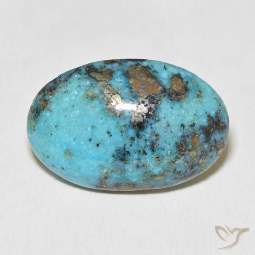 26.98ct Natürlicher Mittelgrün Blau Türkis, Oval, Lichtundurchlässig