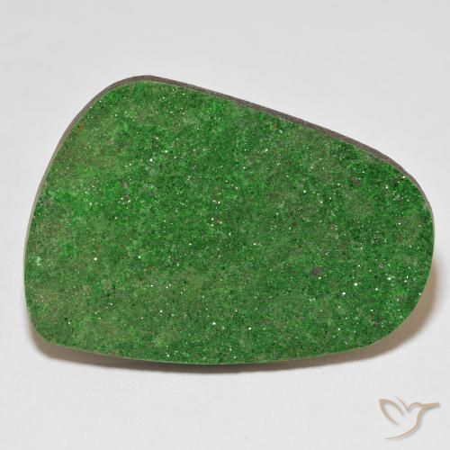 77.73ct Natürlicher hellgrün Uwarowit-Granat-Druse, Fantasie, Lichtundurchlässig