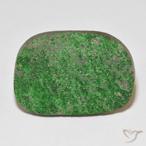 55.46ct Natürlicher Intensives Grün Uwarowit-Granat-Druse, Fantasie, Lichtundurchlässig