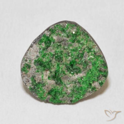 9.44ct Natürlicher Deep Earthy Green Uwarowit-Granat-Druse, Fantasie, Lichtundurchlässig