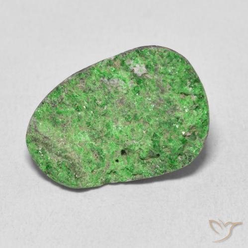10.99ct Natürlicher Grün Uwarowit-Granat-Druse, Fantasie, Lichtundurchlässig