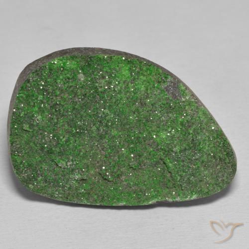52.11ct Natürlicher Kieferngrün Uwarowit-Granat-Druse, Fantasie, Lichtundurchlässig