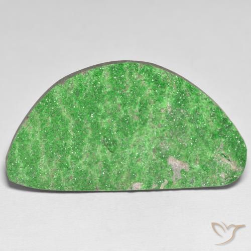 62.25ct Natürlicher Giftgrün Uwarowit-Granat-Druse, Fantasie, Lichtundurchlässig