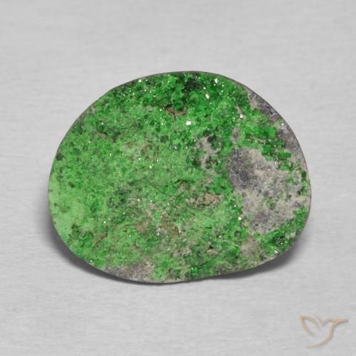 9.94ct Natürlicher Mittelgrün Uwarowit-Granat-Druse, Fantasie, Lichtundurchlässig